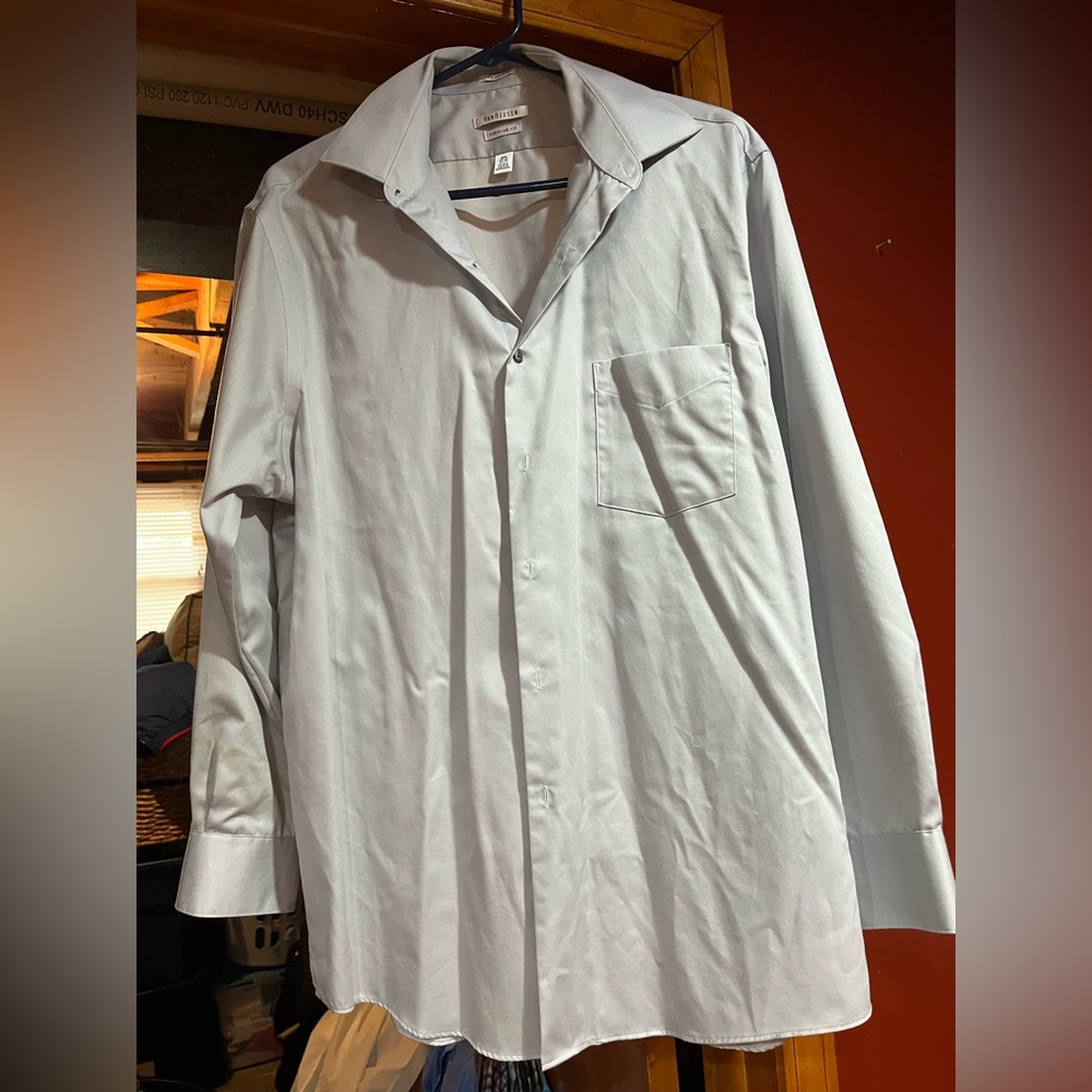 Men's Gray Dress Shirt